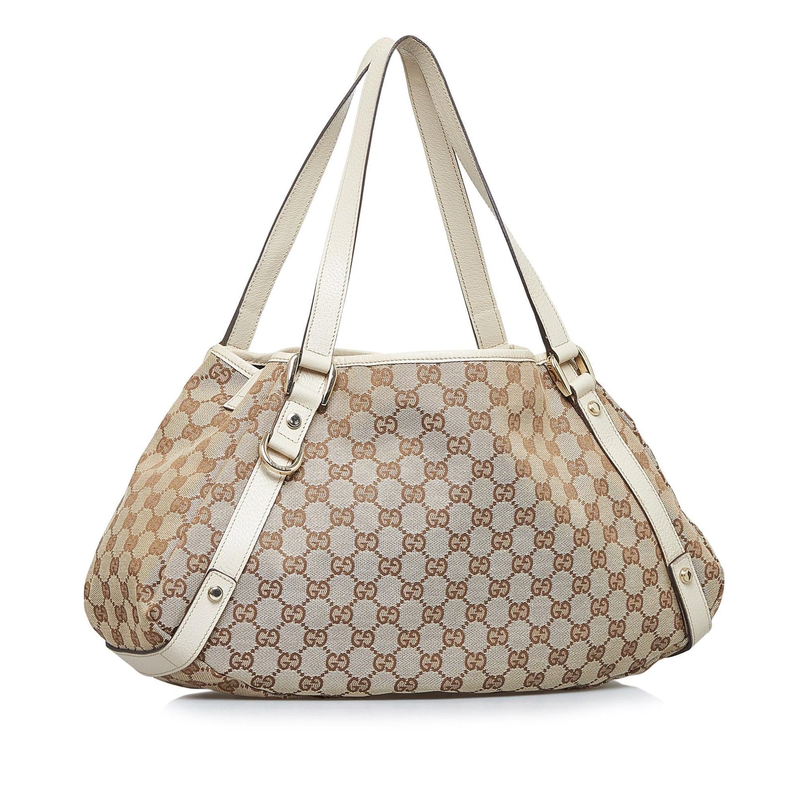 Gucci GG Canvas Abbey D-Ring Shoulder Bag (SHG-7lrnKn) | AlmaBagz