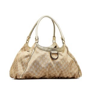 Gucci GG Canvas Abbey D-Ring Shoulder Bag (SHG-2AQsfI) | AlmaBagz