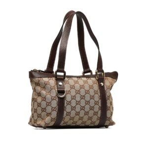 Gucci GG Canvas Abbey D-Ring Shoulder Bag (SHG-rkCvPr) | AlmaBagz