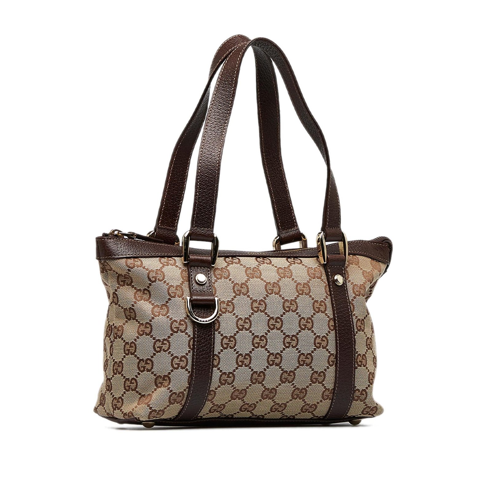 Gucci GG Canvas Abbey D-Ring Shoulder Bag (SHG-rkCvPr) | AlmaBagz