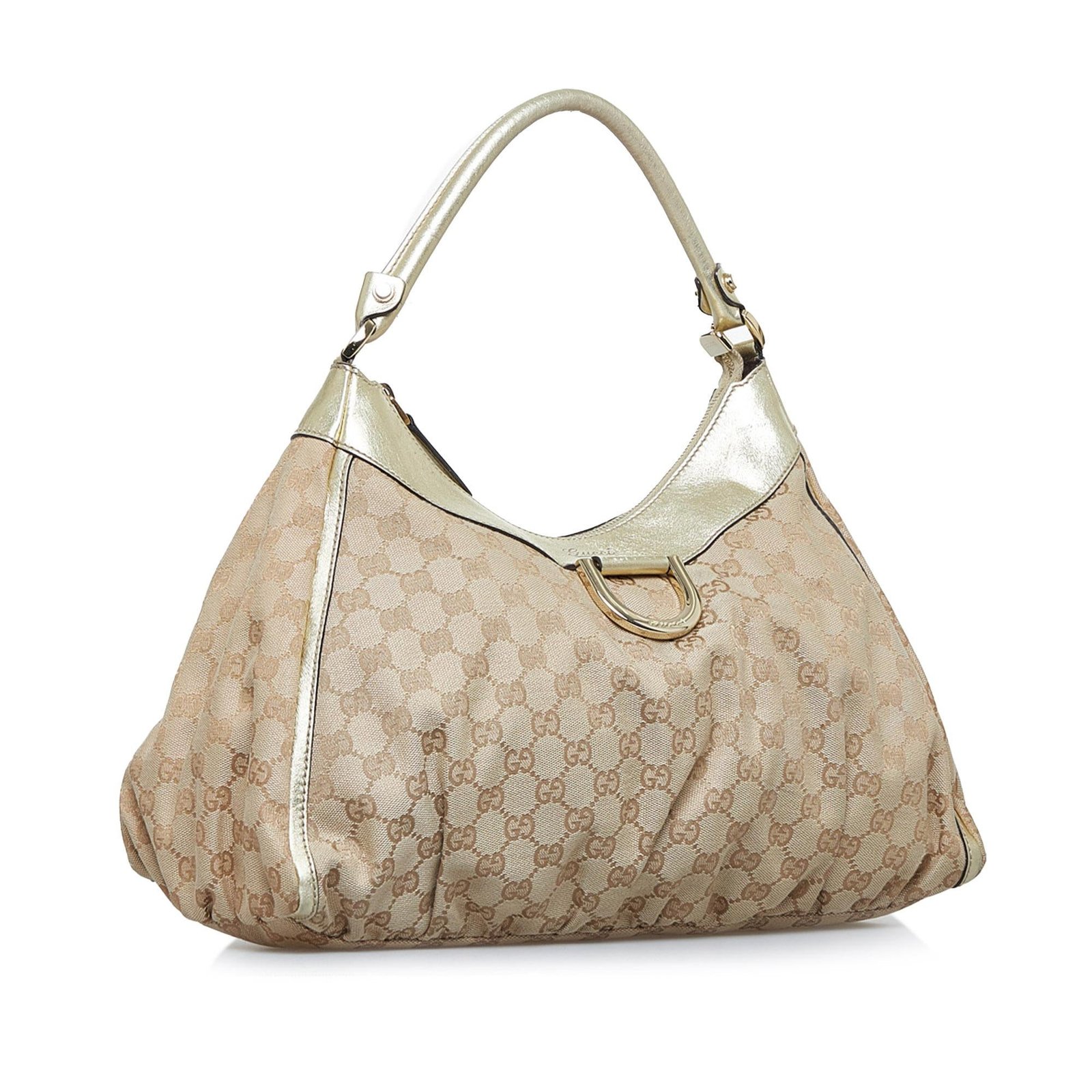 Gucci GG Canvas Abbey D-Ring Shoulder Bag (SHG-iapUN9) | AlmaBagz