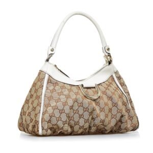 Gucci GG Canvas Abbey D-Ring Shoulder Bag (SHG-rFztis) | AlmaBagz