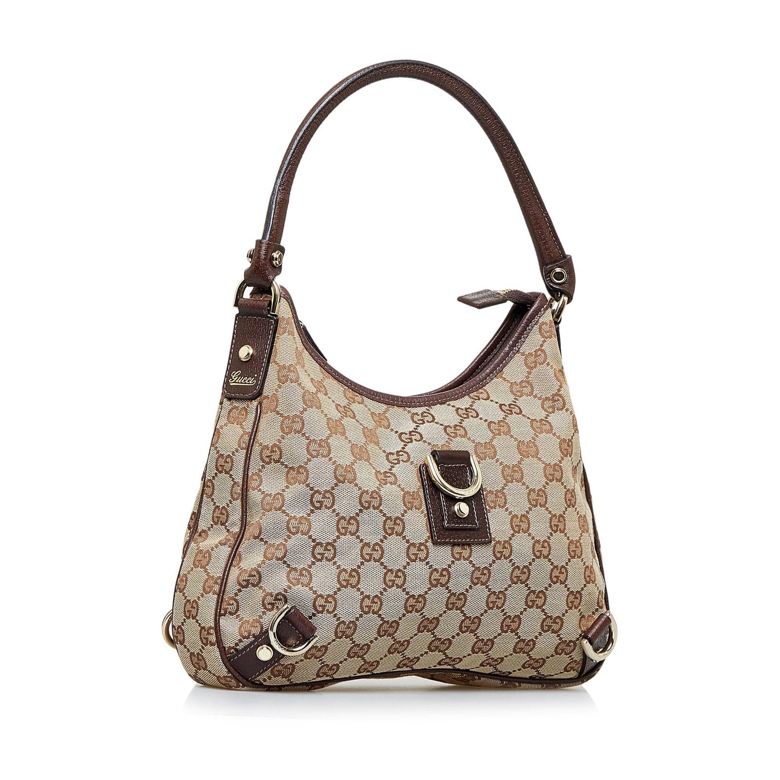 Gucci GG Canvas Abbey D-Ring Shoulder Bag (SHG-eLZmsk) | AlmaBagz