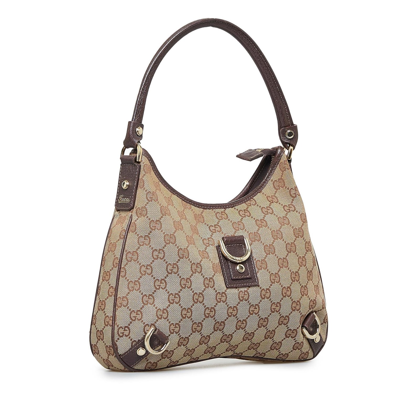 Gucci GG Canvas Abbey D-Ring Shoulder Bag (SHG-BnMG2X) | AlmaBagz
