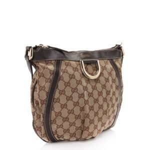 Gucci GG Canvas Abbey D Ring Small Crossbody Bag (SHF-FW1BDF) | AlmaBagz