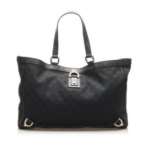 Gucci GG Canvas Abbey D- Ring Tote Bag (SHG-15204) | AlmaBagz