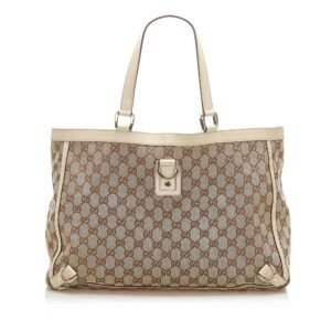 Gucci GG Canvas Abbey D-Ring Tote Bag (SHG-15773) | AlmaBagz
