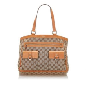 Gucci GG Canvas Abbey D Ring Tote Bag (SHG-17183) | AlmaBagz