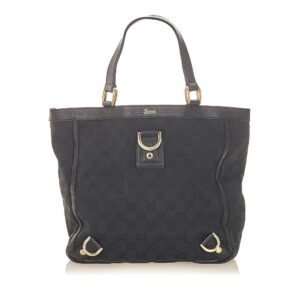 Gucci GG Canvas Abbey D-Ring Tote Bag (SHG-19978) | AlmaBagz