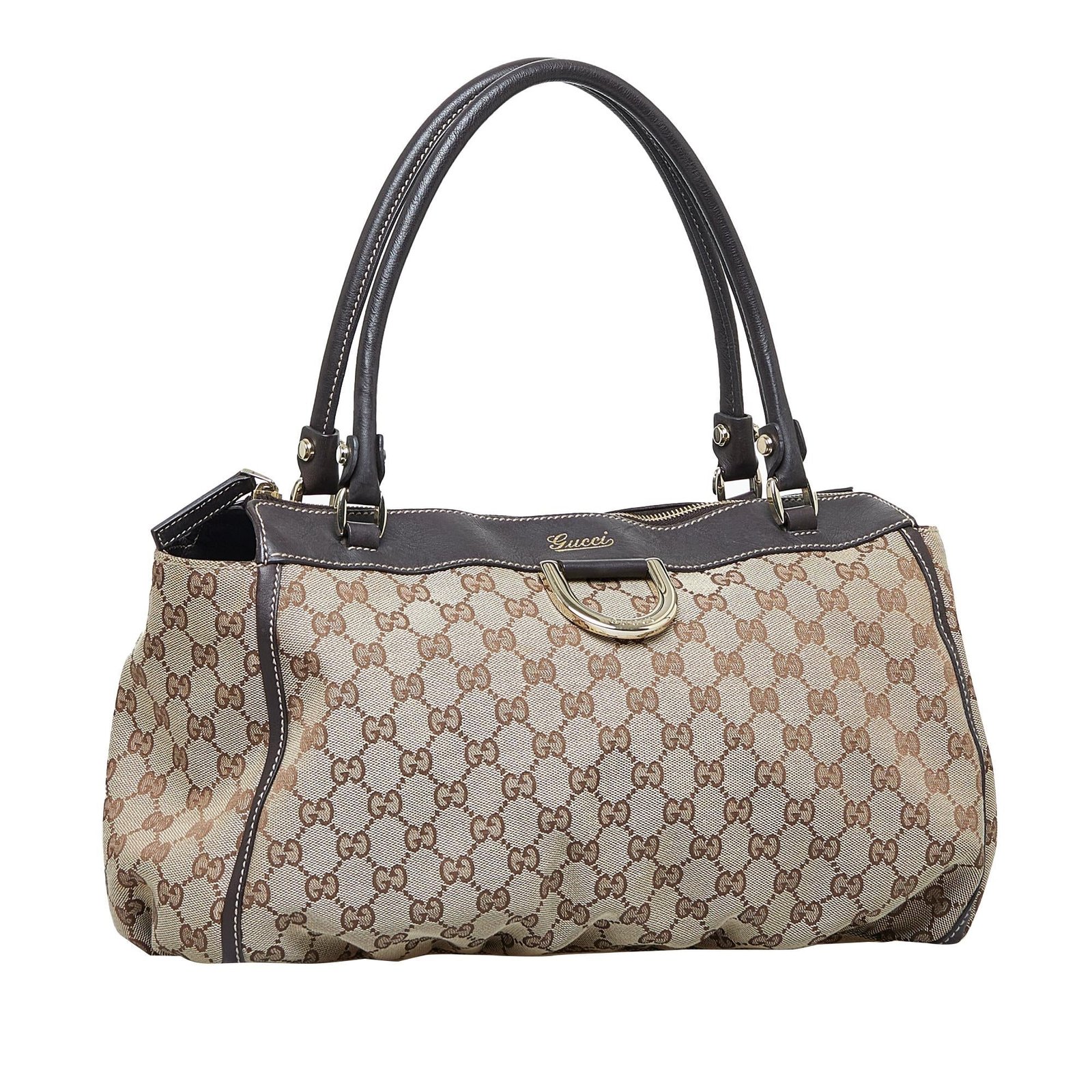 Gucci GG Canvas Abbey D-Ring Tote Bag (SHG-BPucH3) | AlmaBagz