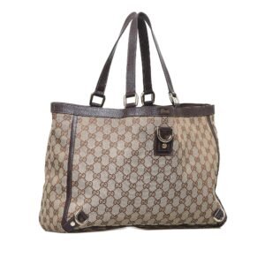 Gucci GG Canvas Abbey D-Ring Tote (SHG-fPmTQK) | AlmaBagz