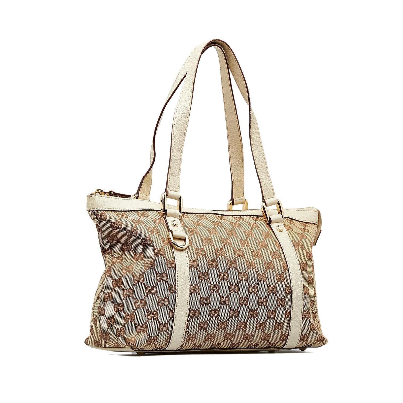 Gucci GG Canvas Abbey D-Ring Tote (SHG-8Z89mZ) | AlmaBagz