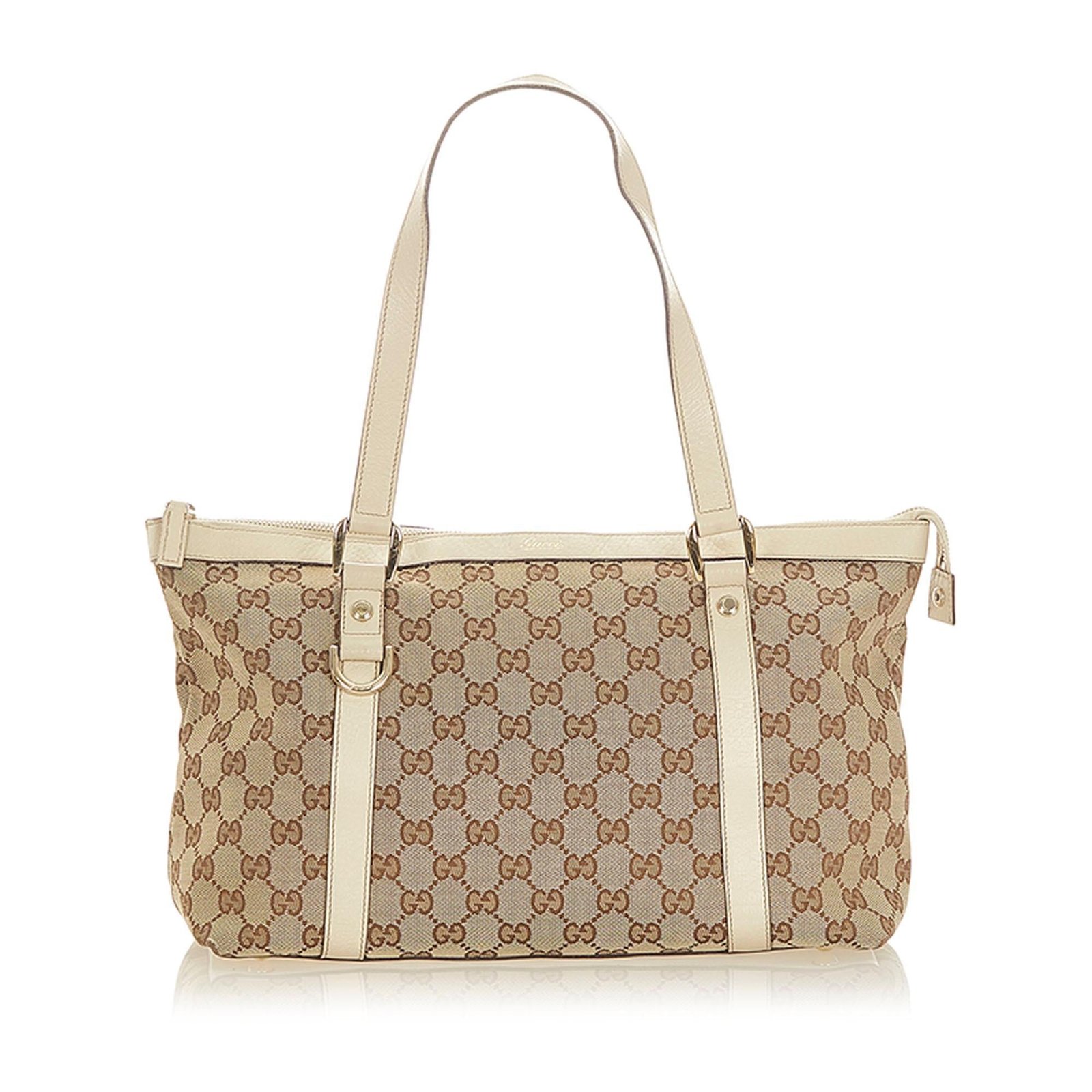 Gucci GG Canvas Abbey Tote Bag (SHG-19400) | AlmaBagz