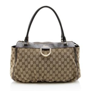 Gucci GG Canvas Abbey Zip Tote (SHF-13884) | AlmaBagz