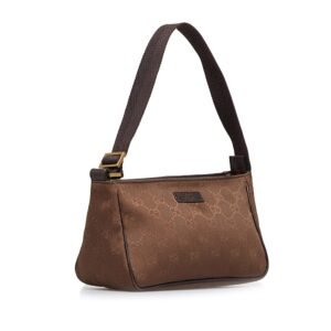 Gucci GG Canvas Baguette (SHG-5aysgm) | AlmaBagz