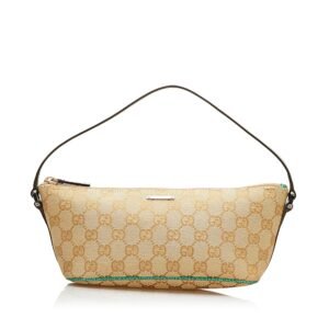 Gucci GG Canvas Boat Pochette | AlmaBagz