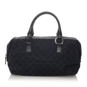 Gucci GG Canvas Boston Bag | AlmaBagz