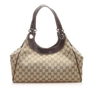 Gucci GG Canvas Charmy Tote Bag (SHG-15678) | AlmaBagz