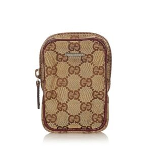 Gucci GG Canvas Cigarette Case | AlmaBagz