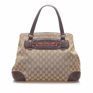 Gucci GG Canvas Dressage Tote (SHG-16474) | AlmaBagz