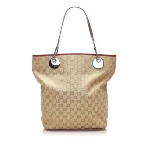 Gucci GG Canvas Eclipse Tote Bag (SHG-13137) | AlmaBagz