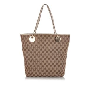 Gucci GG Canvas Eclipse Tote Bag (SHG-20775) | AlmaBagz