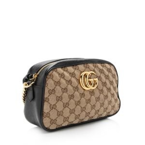 Gucci GG Canvas GG Marmont Small Shoulder Bag (SHF-JQX8ke) | AlmaBagz