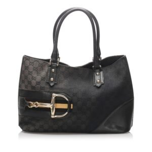Gucci GG Canvas Hasler Tote (SHG-10051) | AlmaBagz