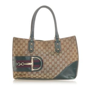 Gucci GG Canvas Hasler Tote Bag (SHG-19679) | AlmaBagz