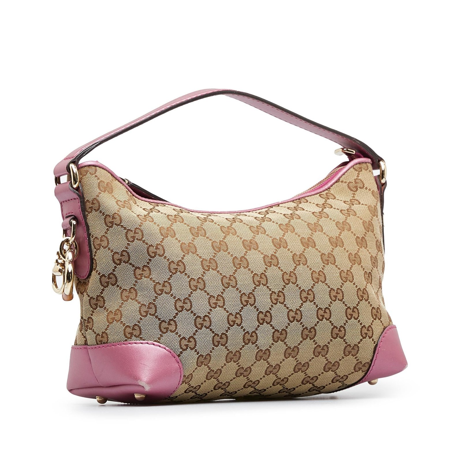 Gucci GG Canvas Heart Bit Handbag (SHG-6OMg8o) | AlmaBagz
