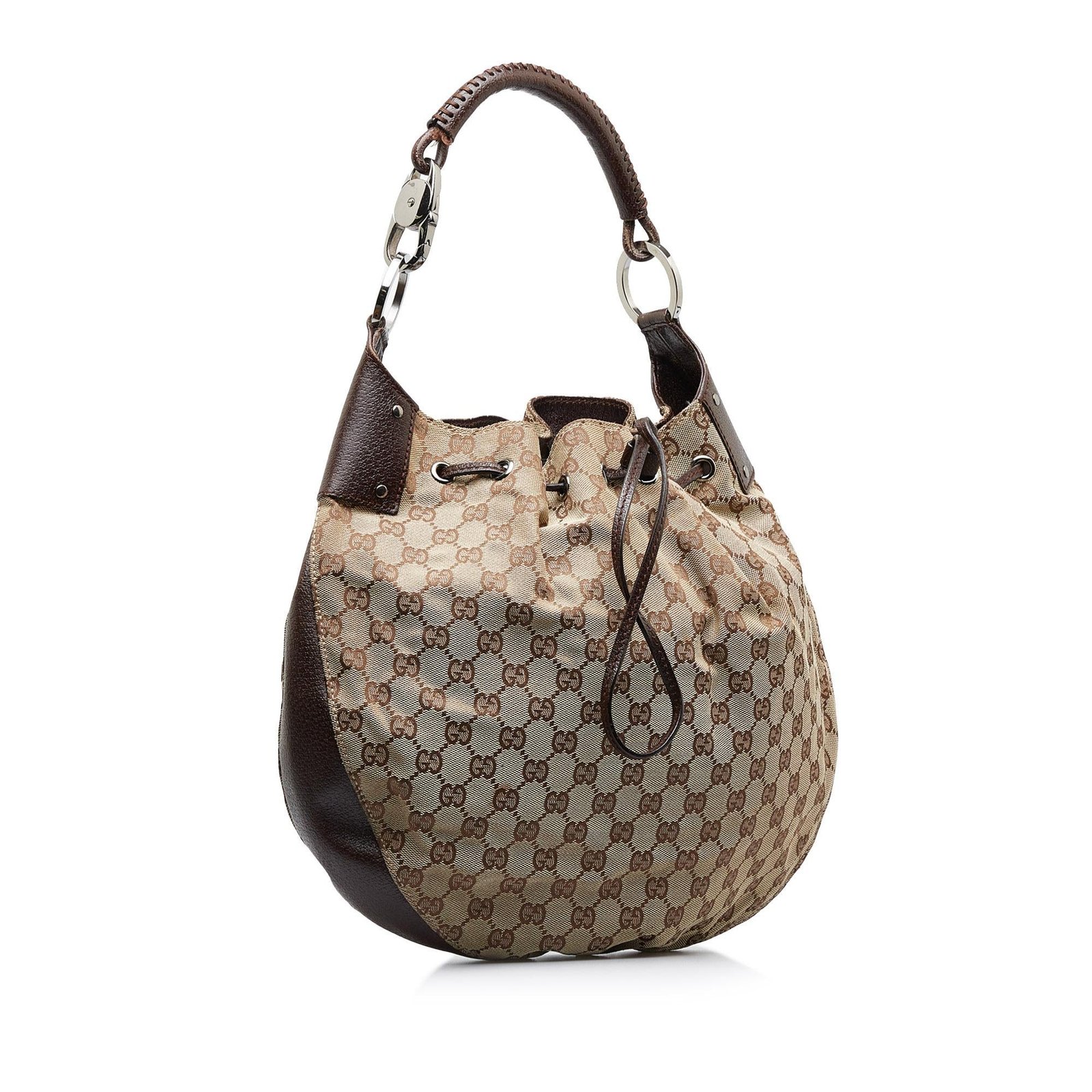 Gucci GG Canvas Hobo Bag (SHG-4cK0K3) | AlmaBagz