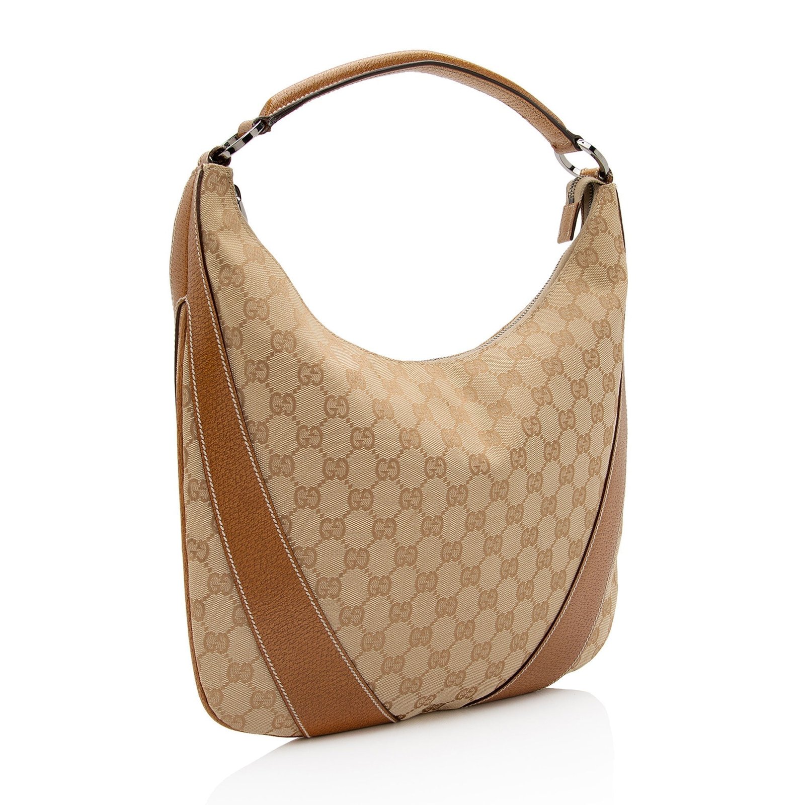 Gucci GG Canvas Hobo (SHF-6yWFBi) | AlmaBagz