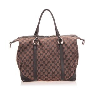 Gucci GG Canvas Horsebit Nail Tote  (SHG-12820) | AlmaBagz