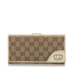 Gucci GG Canvas Interlocking G Long Wallet | AlmaBagz