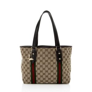 Gucci GG Canvas Jolicoeur Medium Tote (SHF-14576) | AlmaBagz