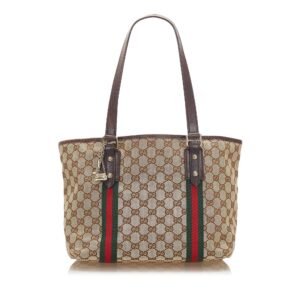 Gucci GG Canvas Jolicoeur Tote Bag (SHG-17775) | AlmaBagz