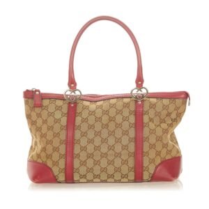 Gucci GG Canvas Lovely Tote Bag (SHG-19806) | AlmaBagz