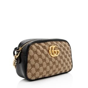 Gucci GG Canvas Marmont Small Shoulder Bag (SHF-WOBoDJ) | AlmaBagz