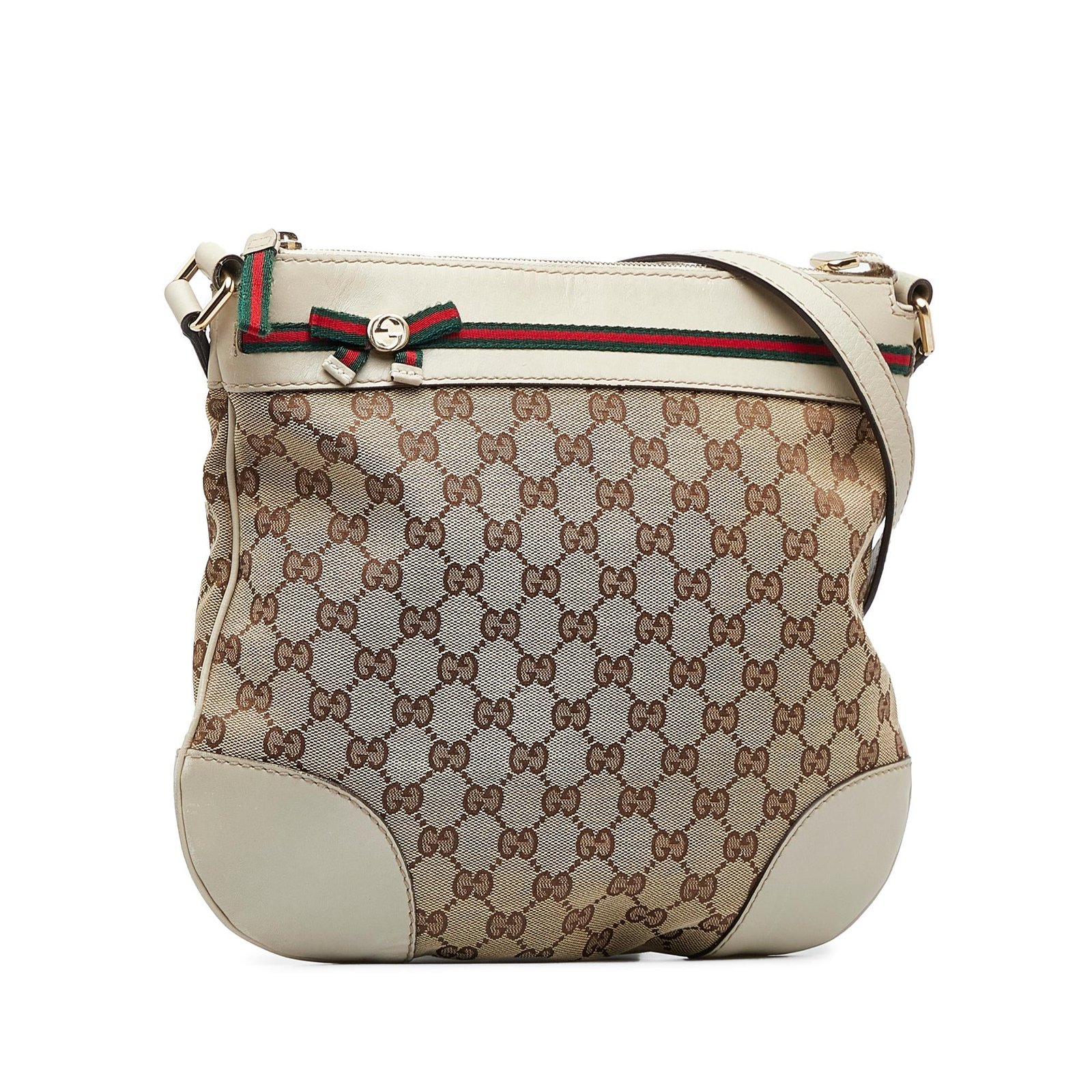 Gucci GG Canvas Mayfair Crossbody (SHG-h9O0eU) | AlmaBagz