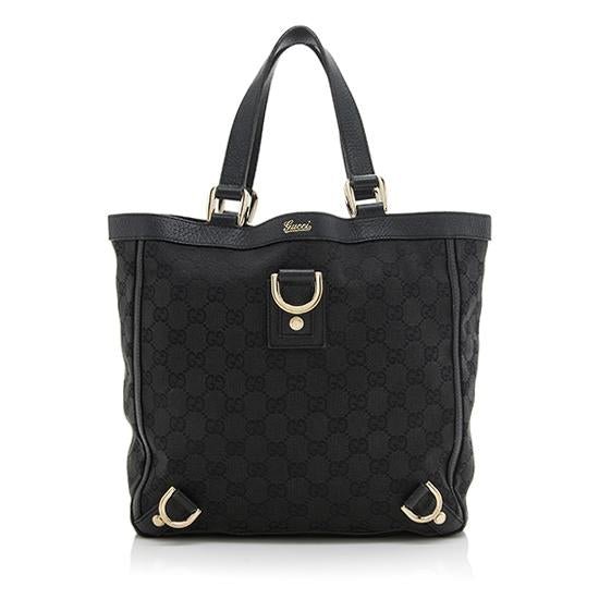 Gucci GG Canvas Mini Abbey Tote | AlmaBagz