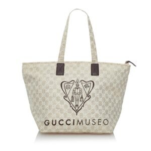 Gucci GG Canvas Museo Tote Bag | AlmaBagz