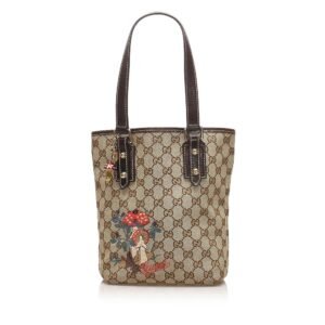 Gucci GG Canvas Mushrooms Tote Bag (SHG-13922) | AlmaBagz