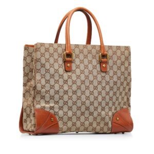 Gucci GG Canvas Nailhead Tote (SHG-WscBwZ) | AlmaBagz