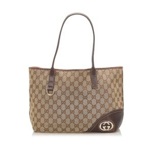Gucci GG Canvas New Britt Tote Bag (SHG-18421) | AlmaBagz