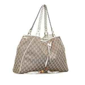 Gucci GG Canvas Peggy Tote (SHG-YDxBat) | AlmaBagz