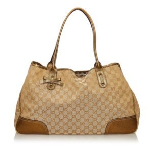 Gucci GG Canvas Princy Tote Bag | AlmaBagz
