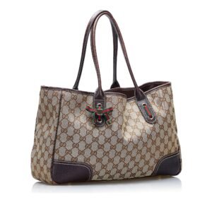 Gucci GG Canvas Princy Tote Bag (SHG-NumBEo) | AlmaBagz