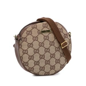 Gucci GG Canvas Round Crossbody (SHG-vcB2C2) | AlmaBagz