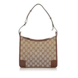 Gucci GG Canvas Shoulder Bag | AlmaBagz