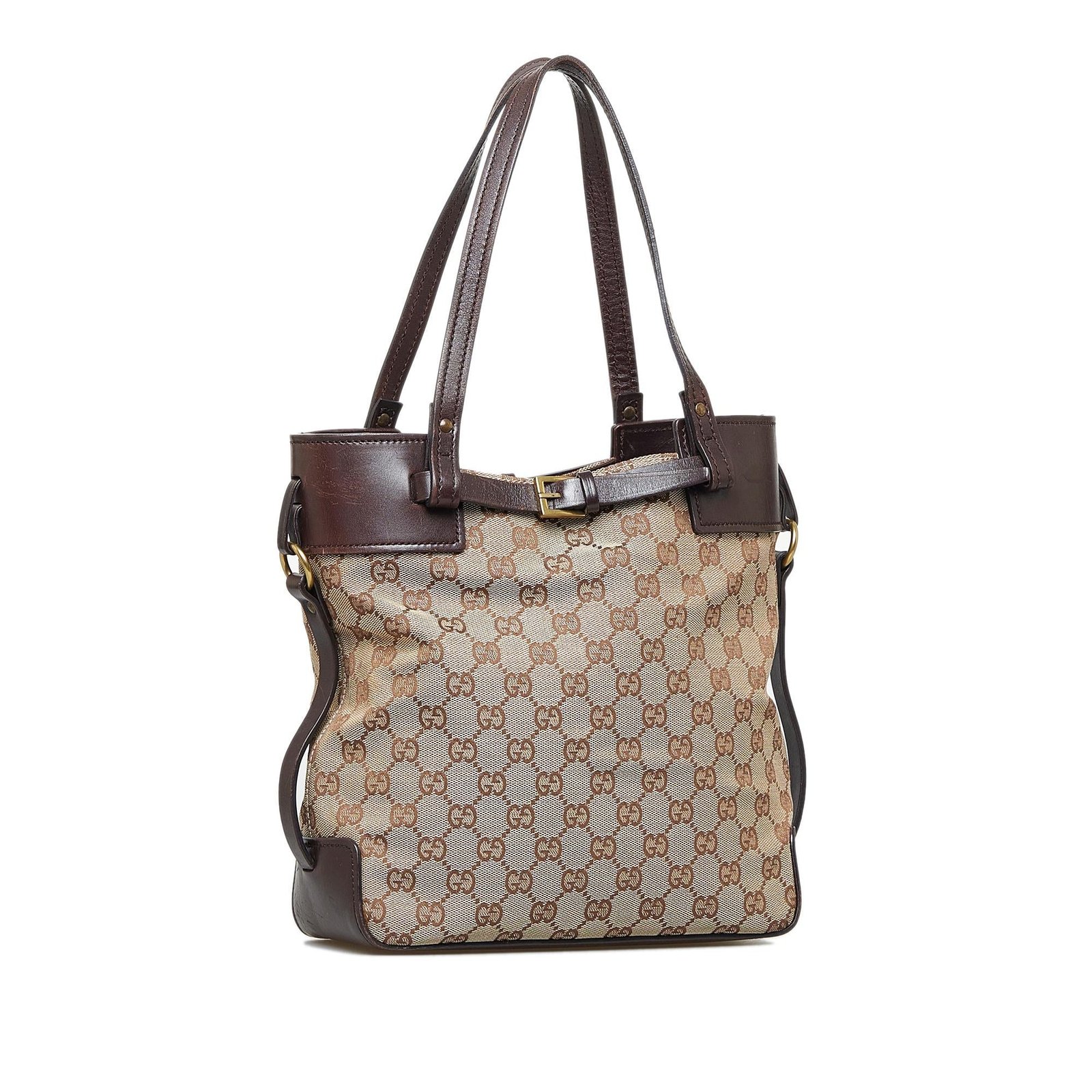 Gucci GG Canvas Shoulder Bag (SHG-my1lNg) | AlmaBagz
